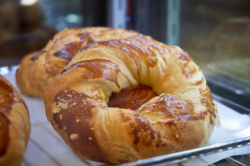 Turkish bagels or simits or gevreks or koulouri