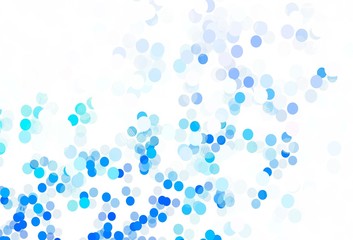 Light BLUE vector backdrop with dots.