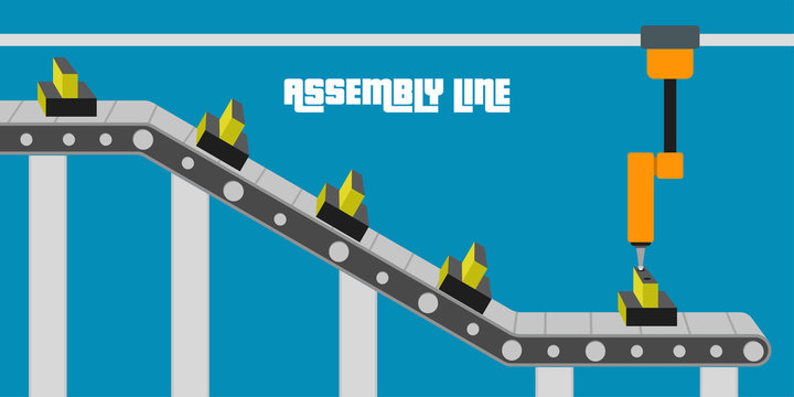 Assembly line poster