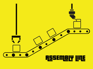 Assembly line poster