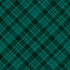Obraz premium Seamless pattern in creative dark green colors for plaid, fabric, textile, clothes, tablecloth and other things. Vector image. 2