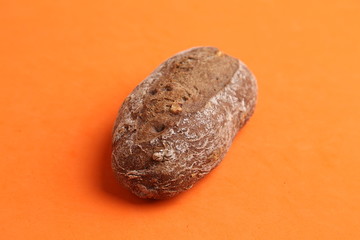 artisanal brown bread with nut pieces