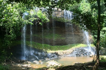 Ngardmau Falls in the state of Ngardmau, Palau.