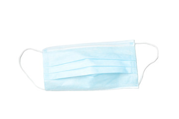 Protective mask isolated on white background. Virus protection
