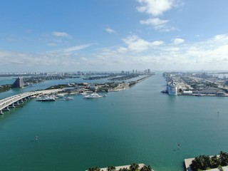 Fototapeta premium miami port