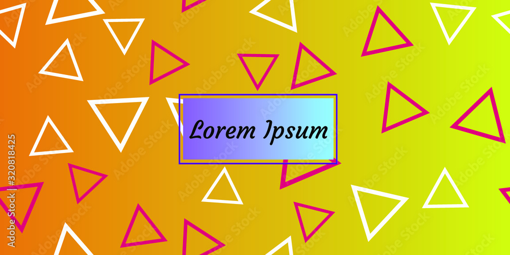 Poster abstract vector pattern gradient background templates. modern geometric design with minimal geometri