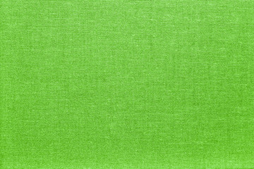 Bright green canvas textile texture background