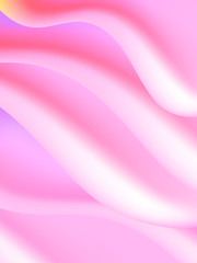 Abstract bokeh pink wavy background.  Vector stock illustration for poster or banner