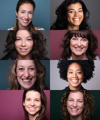 Portraits of different people