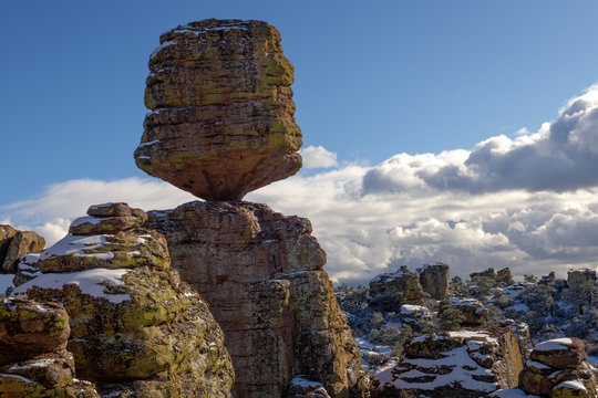 Chiricahua HooDoos in the snow