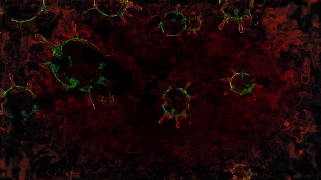 virus coronavirus bacula disease background