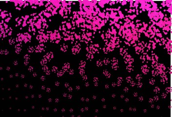 Fototapeta na wymiar Dark Pink vector pattern with chaotic shapes.