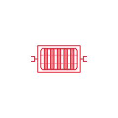 American football stadium vector design