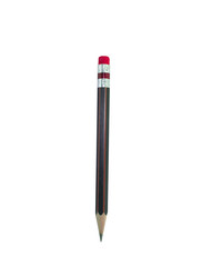 Pencil with Copy Space Isolated on a White Background.