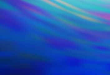 Obraz premium Dark BLUE vector template with curved lines. Colorful abstract illustration with gradient lines. Colorful wave pattern for your design.