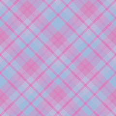 Seamless pattern in evening blue, pink and purple colors for plaid, fabric, textile, clothes, tablecloth and other things. Vector image. 2