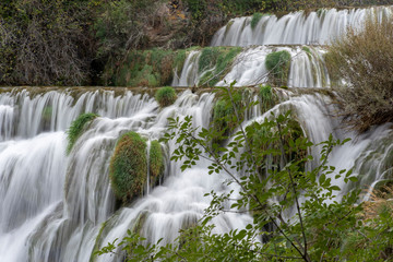 Obraz premium Cascading Waterfalls Skradinski Buk. Krka