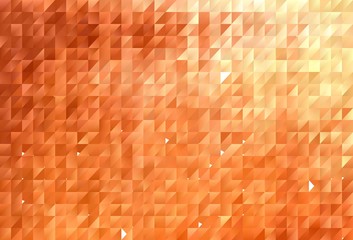 Light Red, Yellow vector abstract mosaic background.