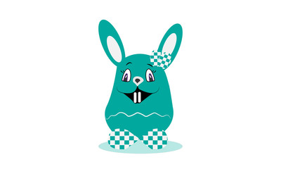 easter bunny vecotor design