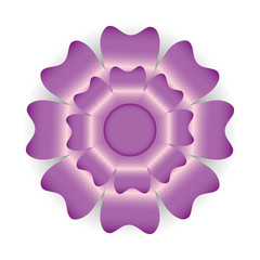 Flower icons in a trendy flat style isolated with a white background. Can be used for coloring book elements. Vector illustration.