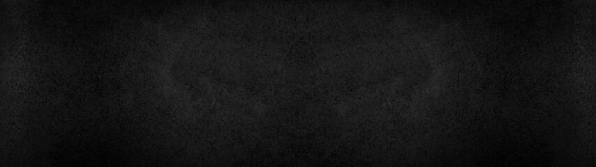 Black dark rustic leather texture - Background banner panorama long