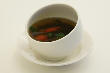 Food portrait of Seaweed soup