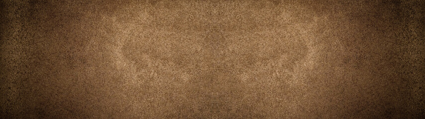 Brown dark rustic leather texture - Background banner panorama long