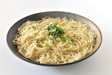 Food portrait of thin noodles