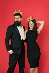 Fame and popularity. Famous couple. Proud of their love. Perfect match. Elite society. Being...