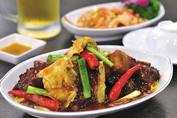 Food portrait of Taiwan Style Cuisine