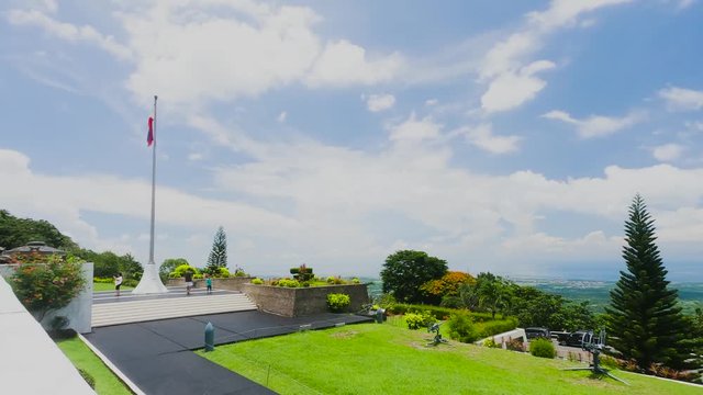 Dambana Ng Kagitingan or Shrine Of Valor Is A Historical Shrine In Mount Samat, Pilar, Bataan, Philippines - Time Lapse