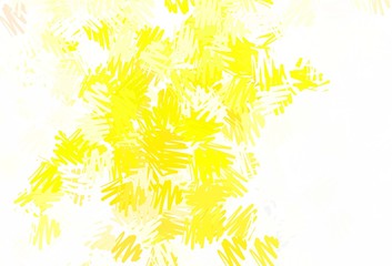 Fototapeta na wymiar Dark Green, Yellow vector template with repeated sticks.