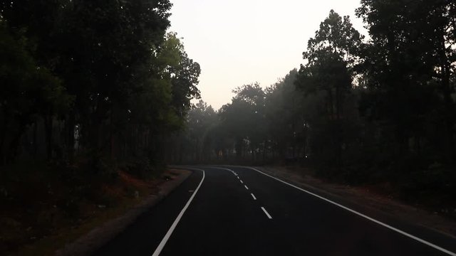 Patratu valley a clean n clear zig zag road in S or Z shape with lush greenery and sceneric views of hills across the way. Connects to Patratu village and Dam.