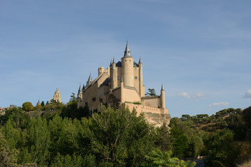 Fototapeta na wymiar Alcázar de Segovia, España