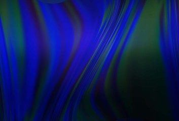 Dark BLUE vector colorful blur background. Abstract colorful illustration with gradient. Completely new design for your business.