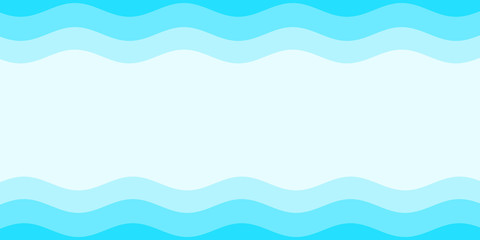 Blue white color wave pattern texture background. Use for design summer holiday concept.