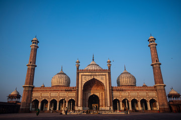 Fototapeta premium Jama Masjid in morning, Old Delhi India