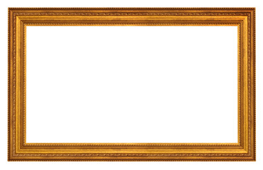 Vintage golden rectangle frame