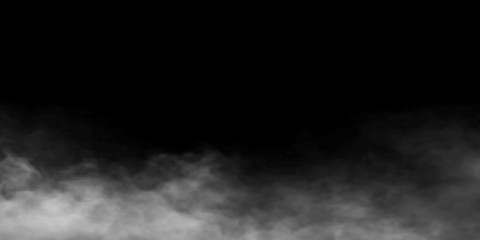 Fog ambient long  black background.