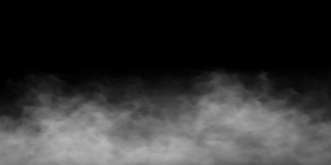 Fog ambient long  black background.