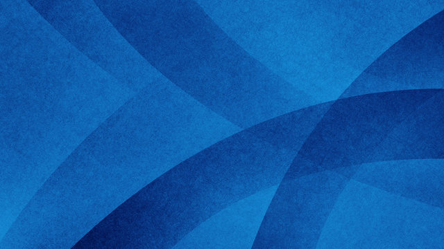 Blue and black abstract background texture with angled curves and striped lines or ribbon shapes layered in abstract modern art style background pattern, textured background