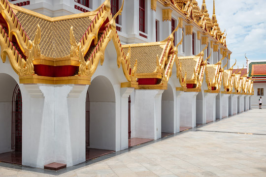Loha Prasat, Temple of Thai tradition in Bangkok ( The Grand Palace ) thailand