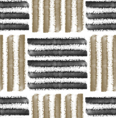 Obraz premium Watercolor strokes - seamless pattern