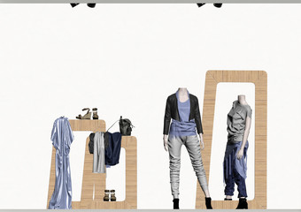 3d render fashion clothes © murattellioglu