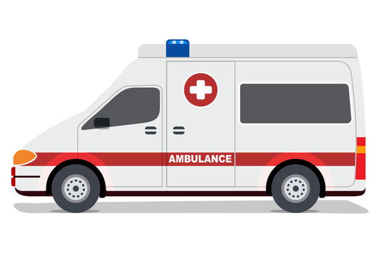 Ambulance Emergency Car vector isolate