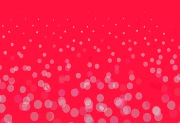 Light Pink vector layout with circle shapes.