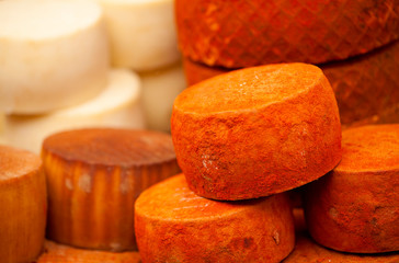 full wheels of local cheese, Gran Canaria