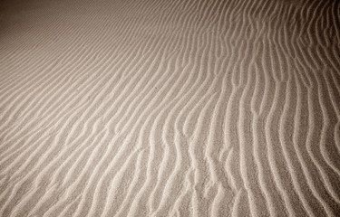 sand and wind pattern on dunes