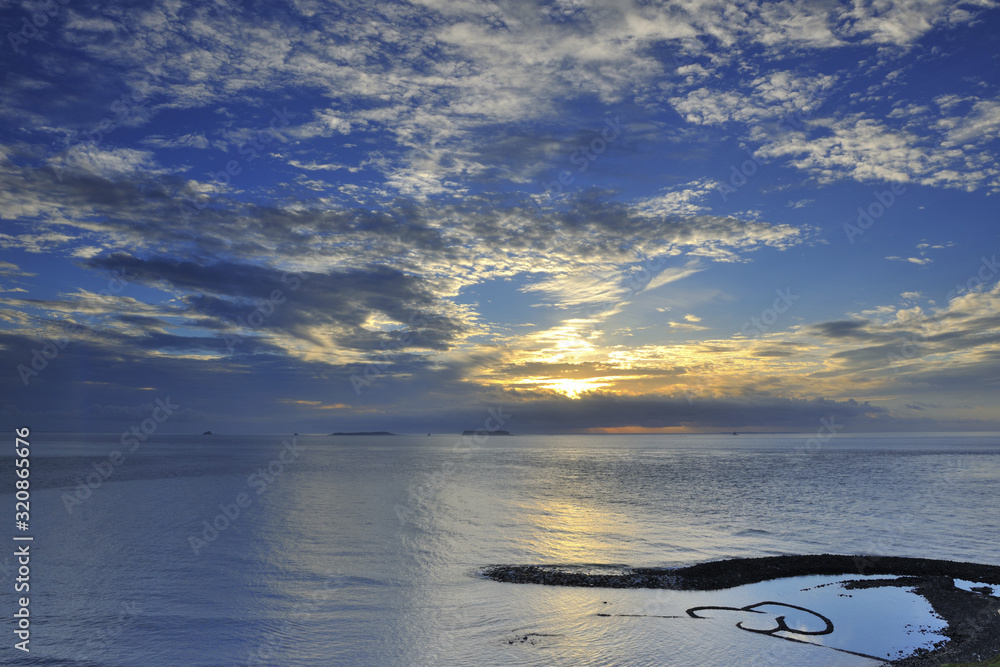 Poster Scenic shot of Cimei Township Penghu County