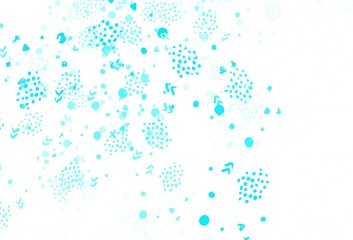 Light Pink, Blue vector texture with abstract forms.